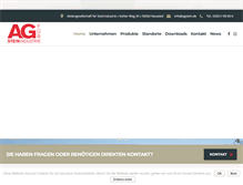 Tablet Screenshot of agstein.de